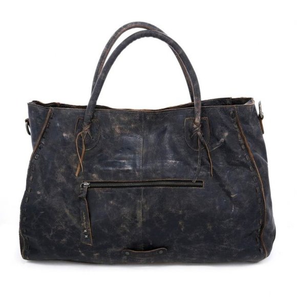 COPY - BED STU ROCKAWAY LEATHER BAG IN BLACK LUX - Picture 12 of 13